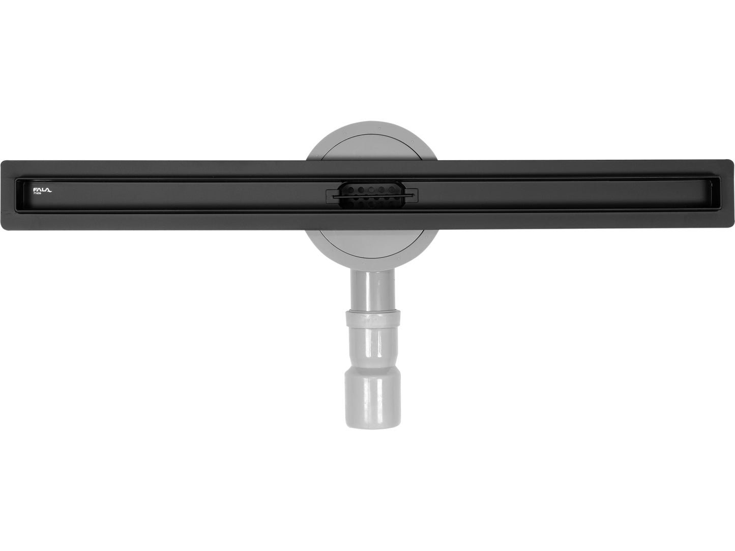 RIGOLĂ DUȘ ''SLIM BLACK'', 60 CM