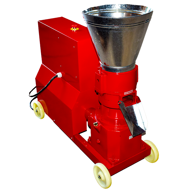 Granulator pentru furaje KL-230S, 7.5kW, 1500 rpm, 380V, cu motor si 3 matrite, Tehno MS #520