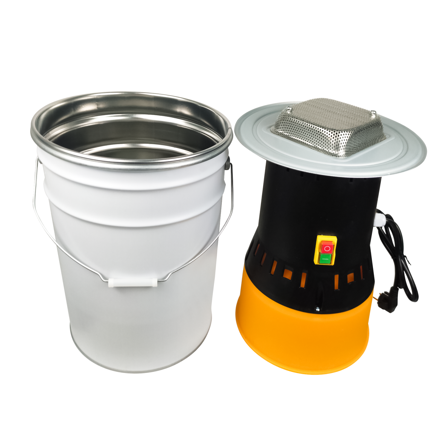 Moara cu galeata pentru furaje Holz Mill-25L ECO, 1 kW, 19000rpm, 220V, Tehno Ms #80501