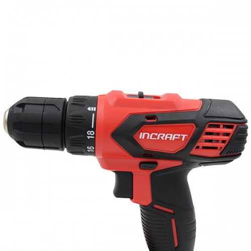 Masina insurubat cu acumulator 18V Incraft DK-18V 2 viteze 35Nm 2 acumulatori valiza