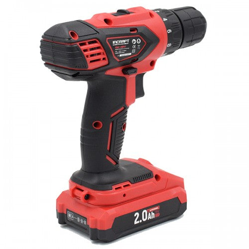 Masina insurubat cu acumulator 18V Incraft DK-18V 2 viteze 35Nm 2 acumulatori valiza