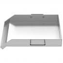 Plita inox pentru gratar pe carbuni, gaz sau electric, Vivatechnix Plancha, 40.6x45.7 cm, cu manere laterale, margine 6 cm