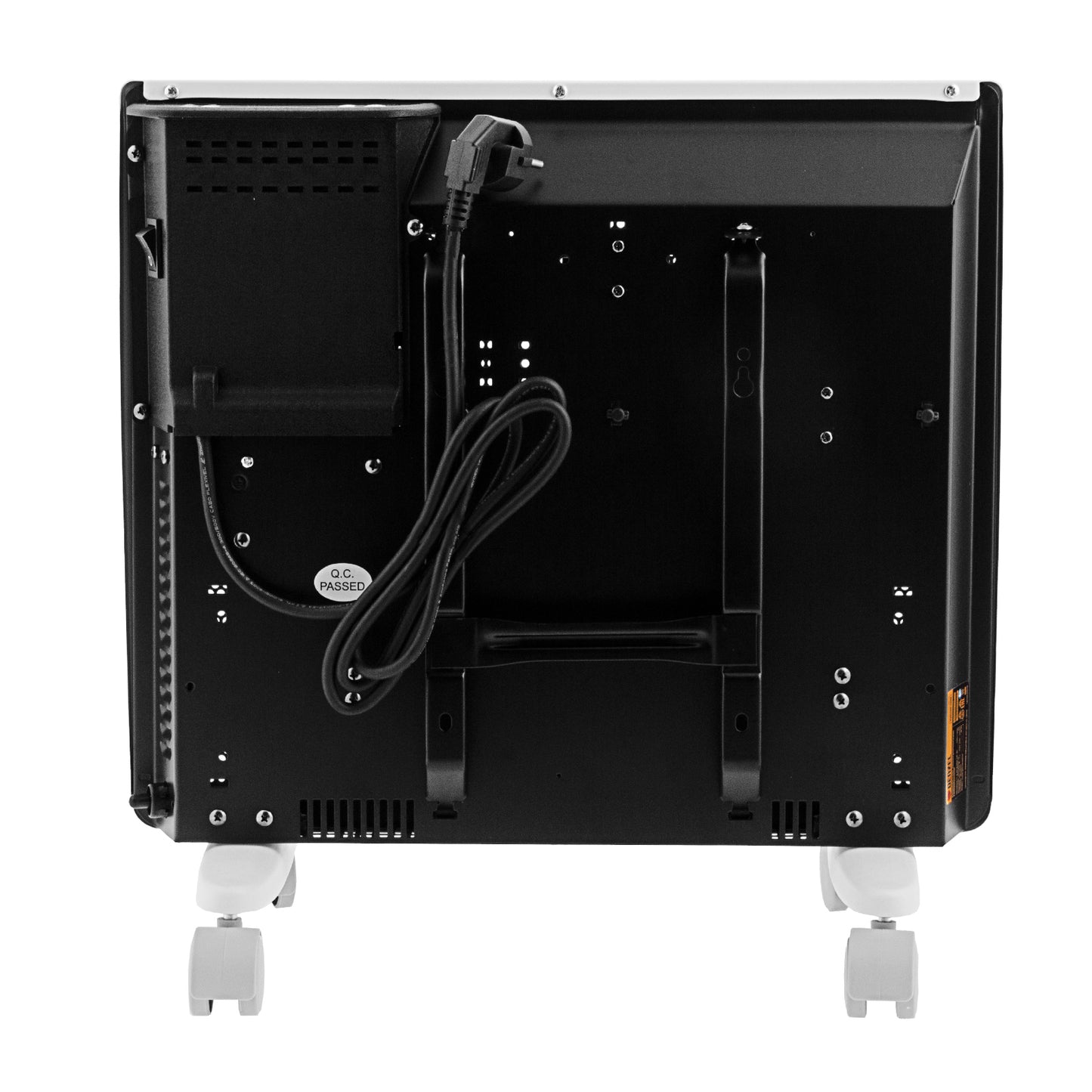 Convector electric hibrid Denzel HybridX-1000, 1000W, incalzitor IR, termostat digital, montaj pe perete sau podea