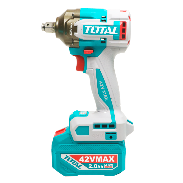 Masina de insurubat cu impact TOTAL 42V, 460 Nm, 1/2"