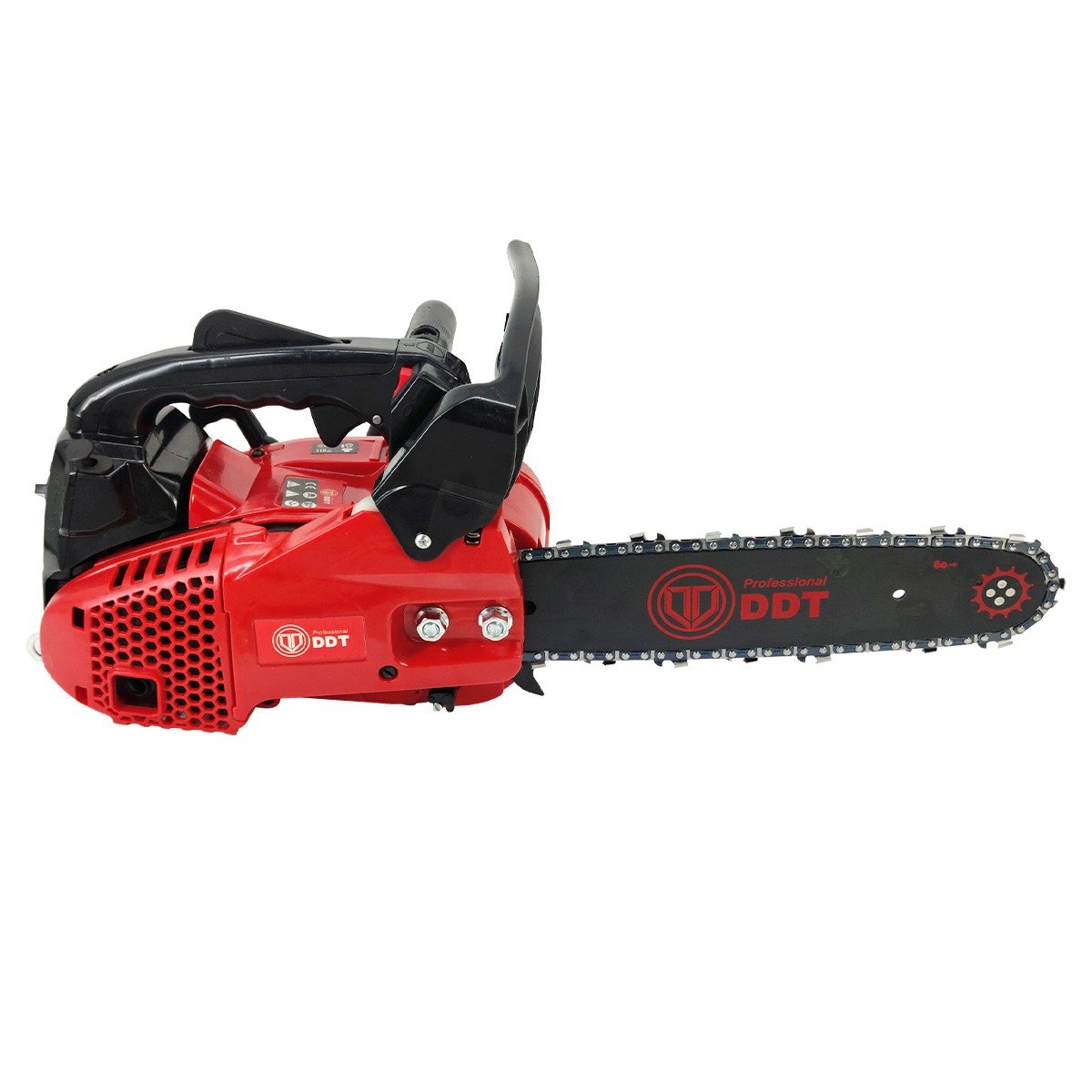 Drujba benzina 25cc 4.5CP lama 30cm 2 lame 2 lanturi motor 2T pornire manuala DDT 0050