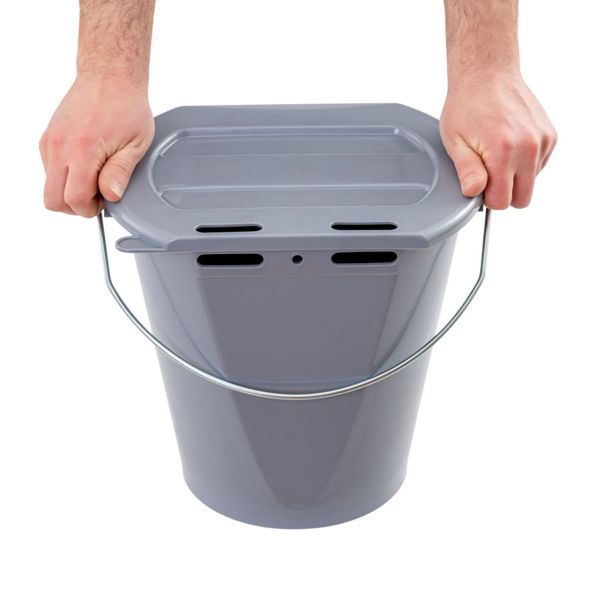 Capac plastic pentru galeata de alaptare 8L miei, iezi si vitei, compatibil universal