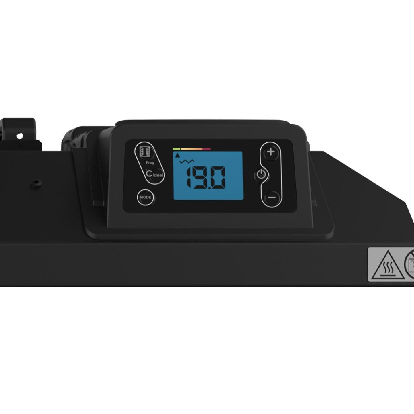 Incalzitor electric NOIROT VERLYS 1500W, panou sticla, control digital, termostat inteligent, montaj perete, gri antracit