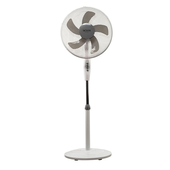 Ventilator de podea BOHM BLSF-4043, 50W, 16 inch, 3 viteze, inaltime reglabila 125 cm, motor cupru