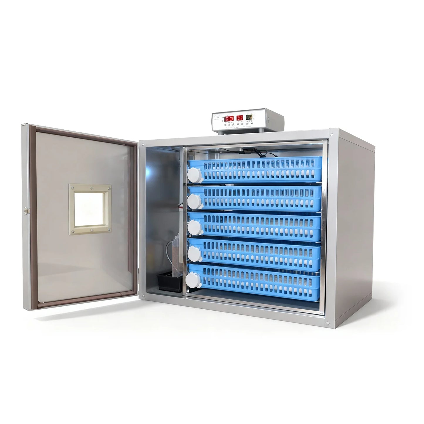 Incubator profesional ZEP MS-320, cu invertor, 320 oua, inox, intoarcere automata