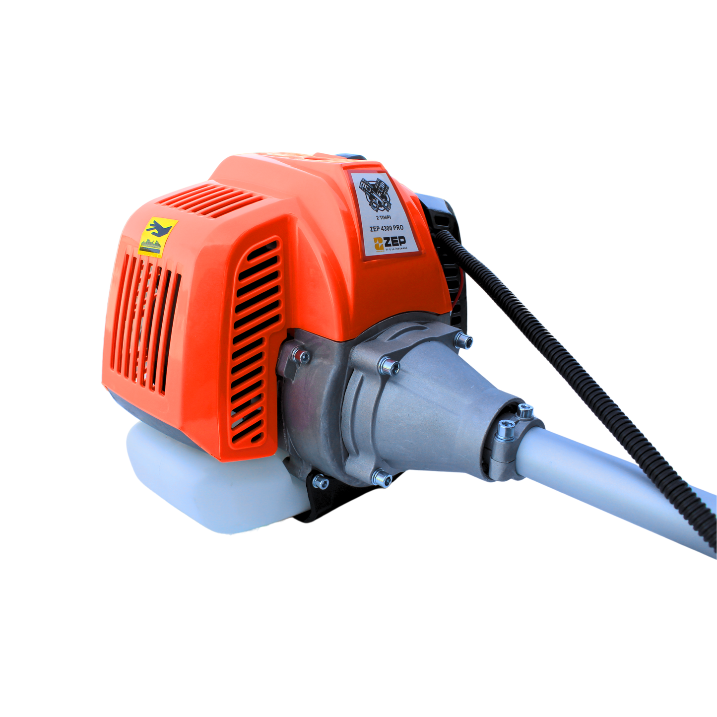 Motocoasa ZEP Infinity, 3.8 kW (5.7 CP), 43CC, arbore otel 28mm, EasyStart, 10 accesorii incluse