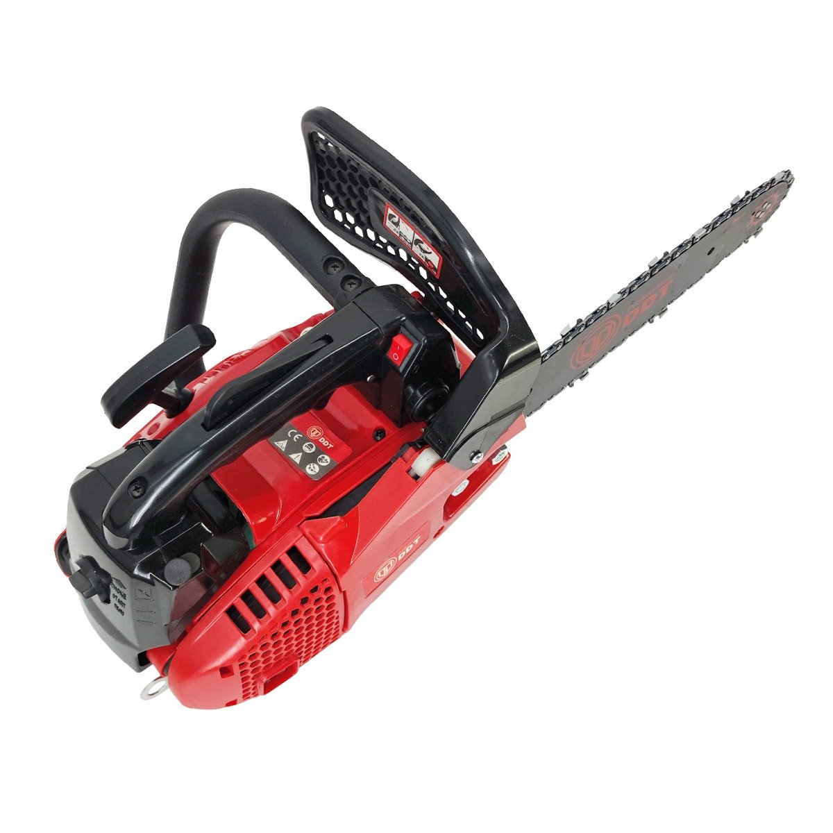 Drujba benzina 25cc 4.5CP lama 30cm 2 lame 2 lanturi motor 2T pornire manuala DDT 0050