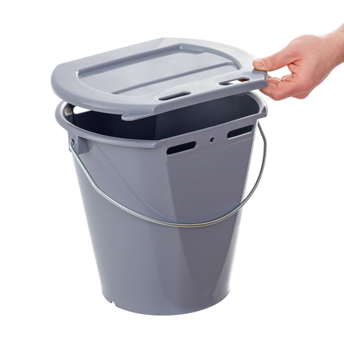 Capac plastic pentru galeata de alaptare 8L miei, iezi si vitei, compatibil universal