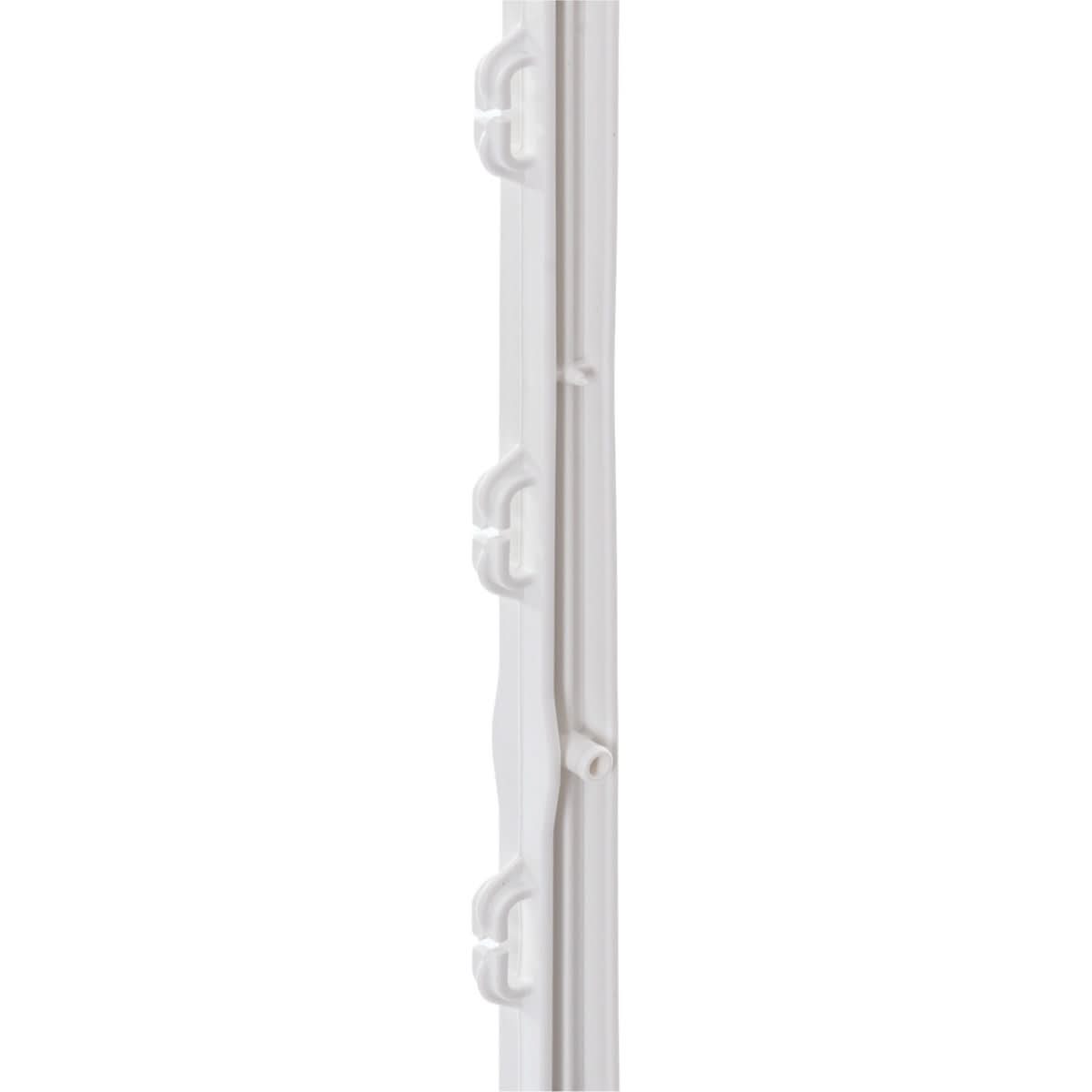 Stalp plastic ECO gard electric 105cm cu varf otel galvanizat si suport fir banda