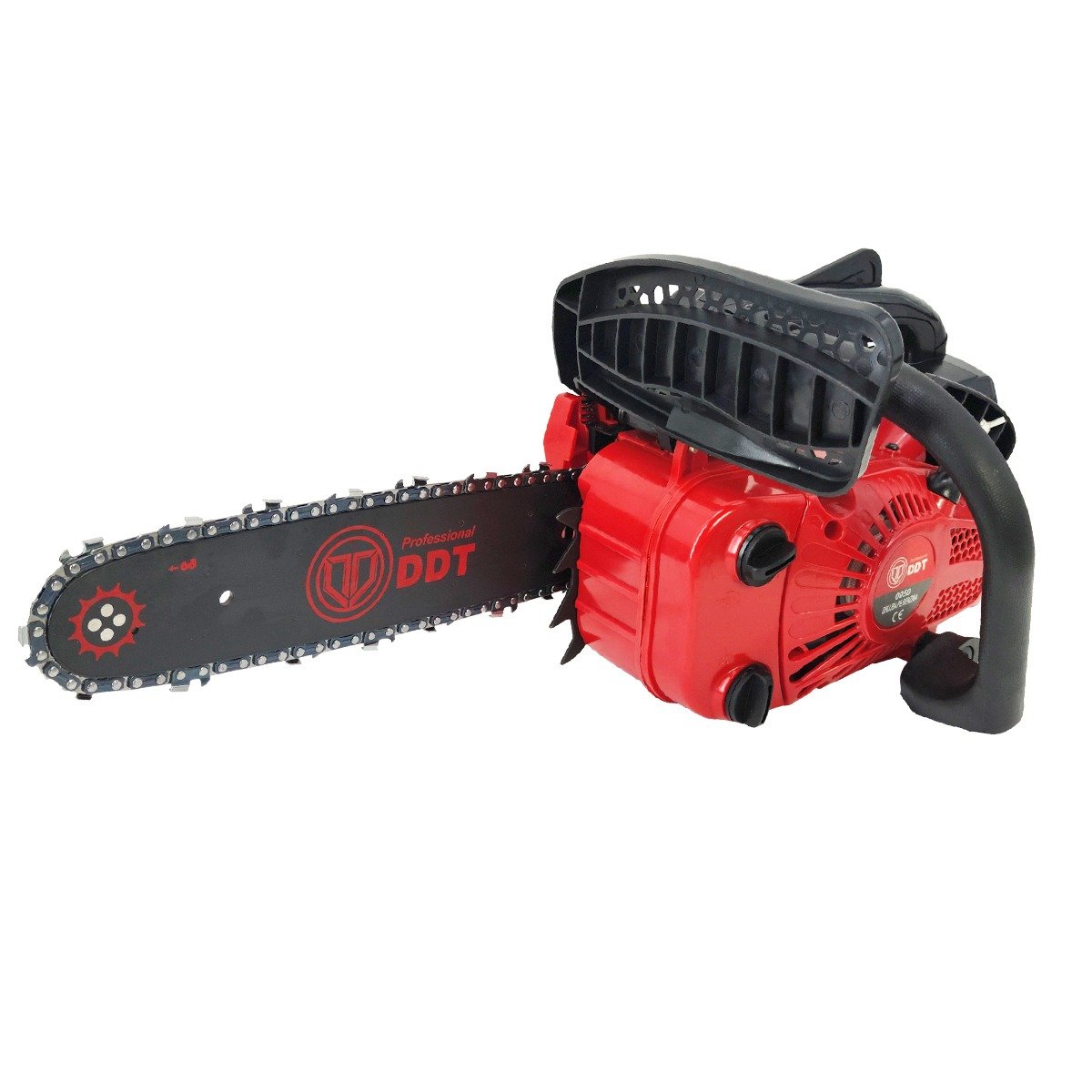 Drujba benzina 25cc 4.5CP lama 30cm 2 lame 2 lanturi motor 2T pornire manuala DDT 0050