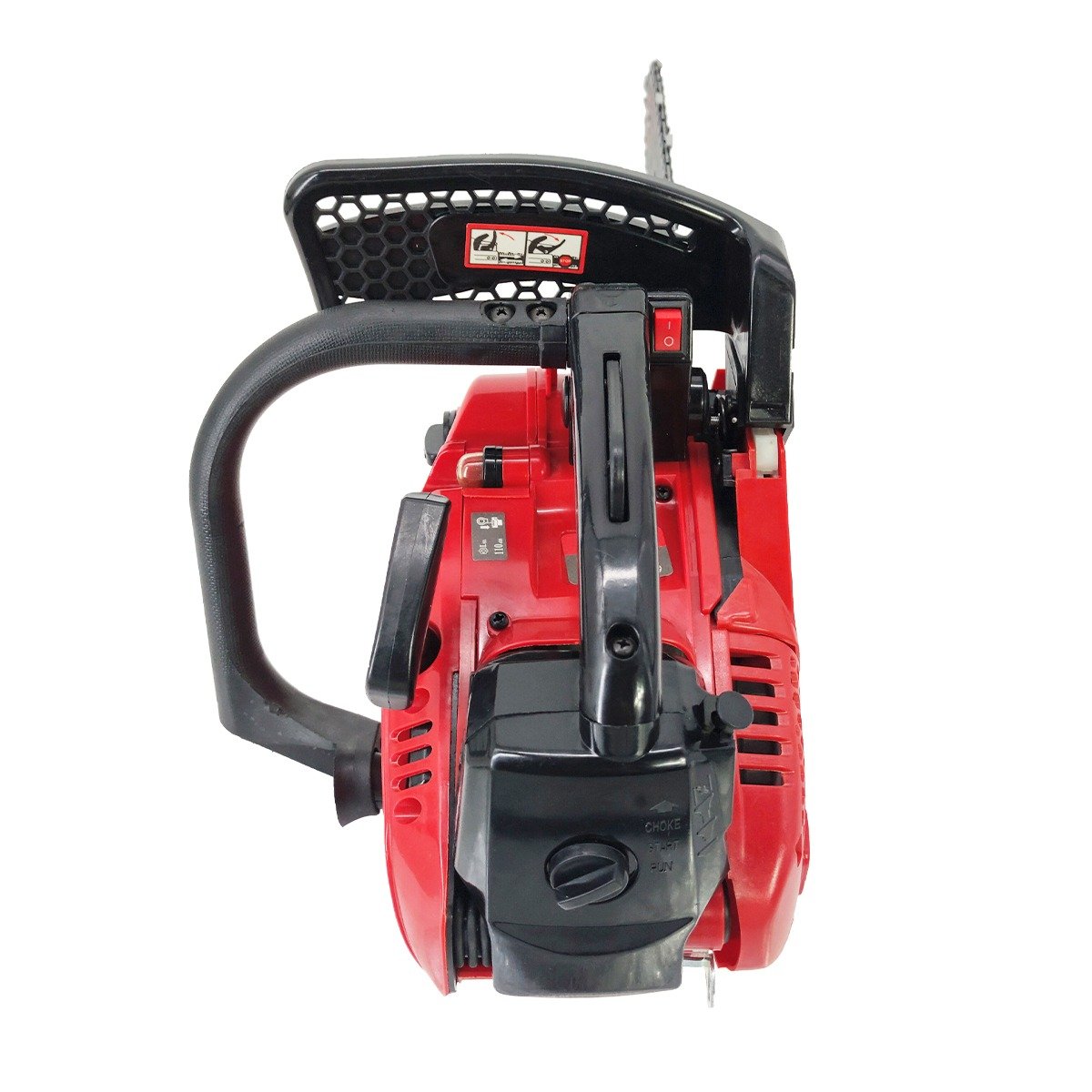 Drujba benzina 25cc 4.5CP lama 30cm 2 lame 2 lanturi motor 2T pornire manuala DDT 0050