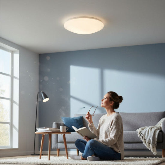 Plafoniera LED Aries 48W, Ø425x115 mm, 4250 lm, 4100K