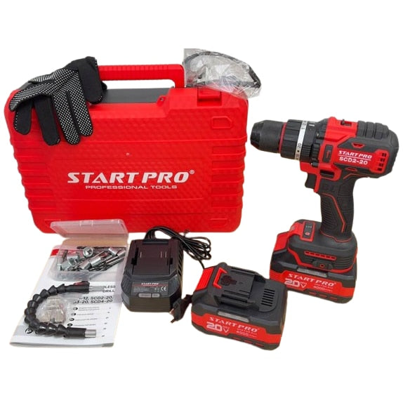 Masina de gaurit si insurubat StartPro SCD2-20 BRUSHLESS, 95Nm
