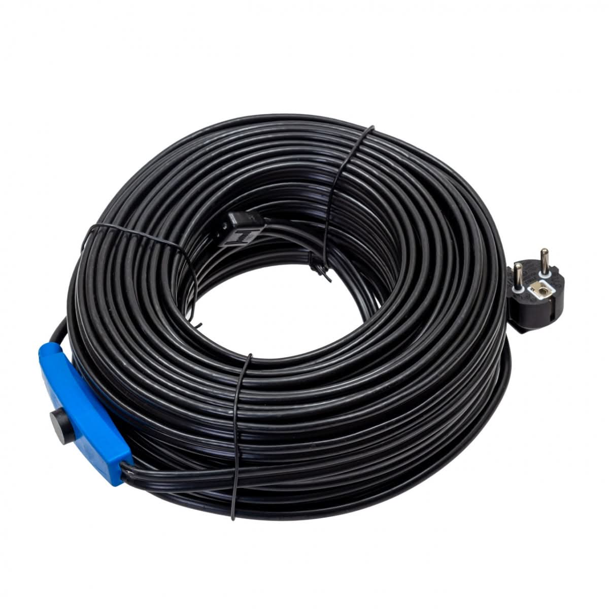 Cablu anti-inghet cu termostat, 36 m, pentru conducte de apa, protecție IPX7