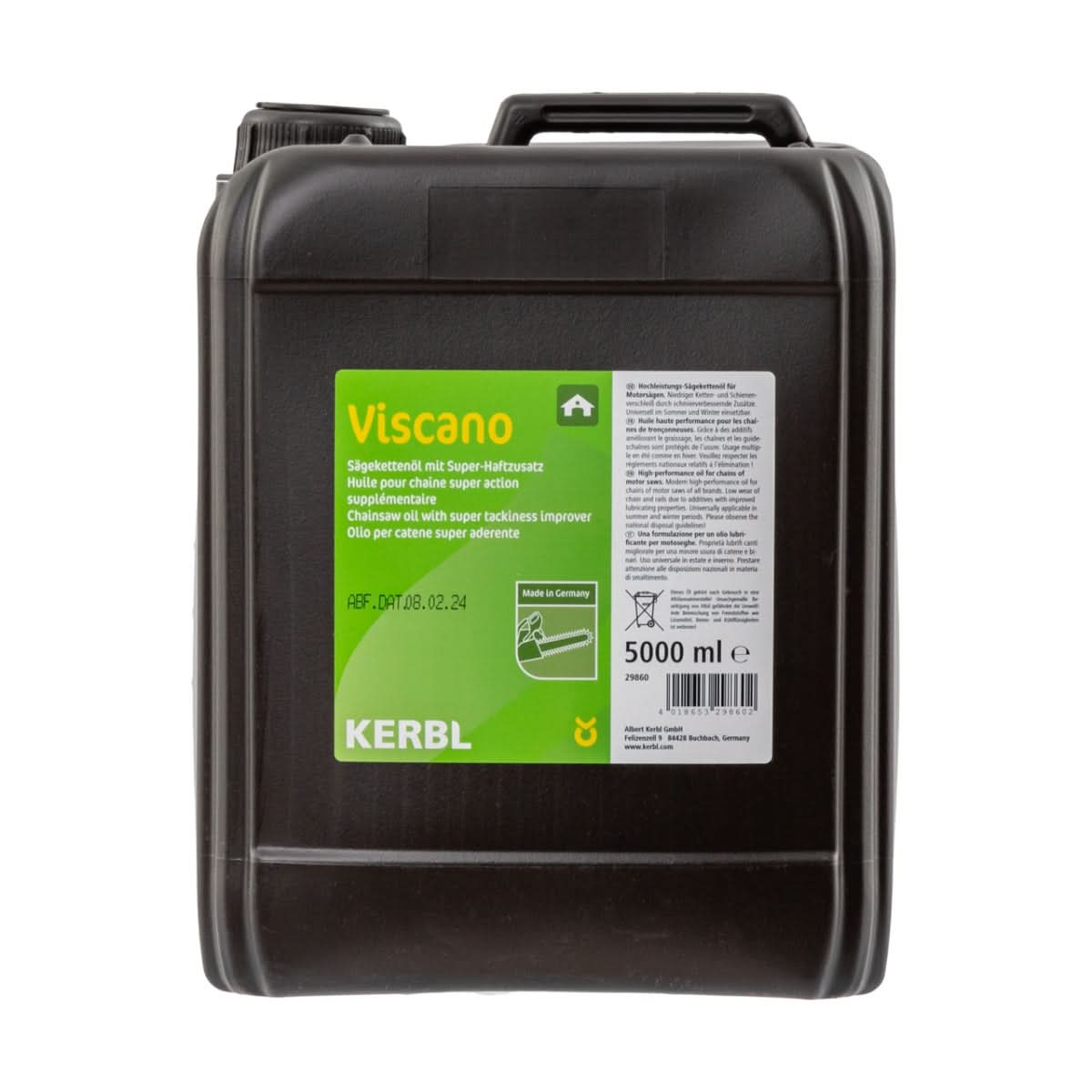 Ulei de ungere lant drujba Viscano, 5 litri, pentru toate modelele de motoferastraie
