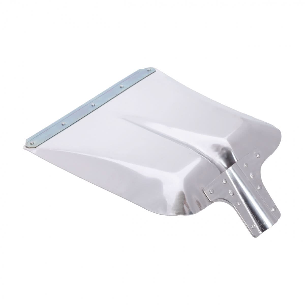 Lopata aluminiu 36 cm, cu muchie din otel galvanizat, pentru cereale, nisip si zapada