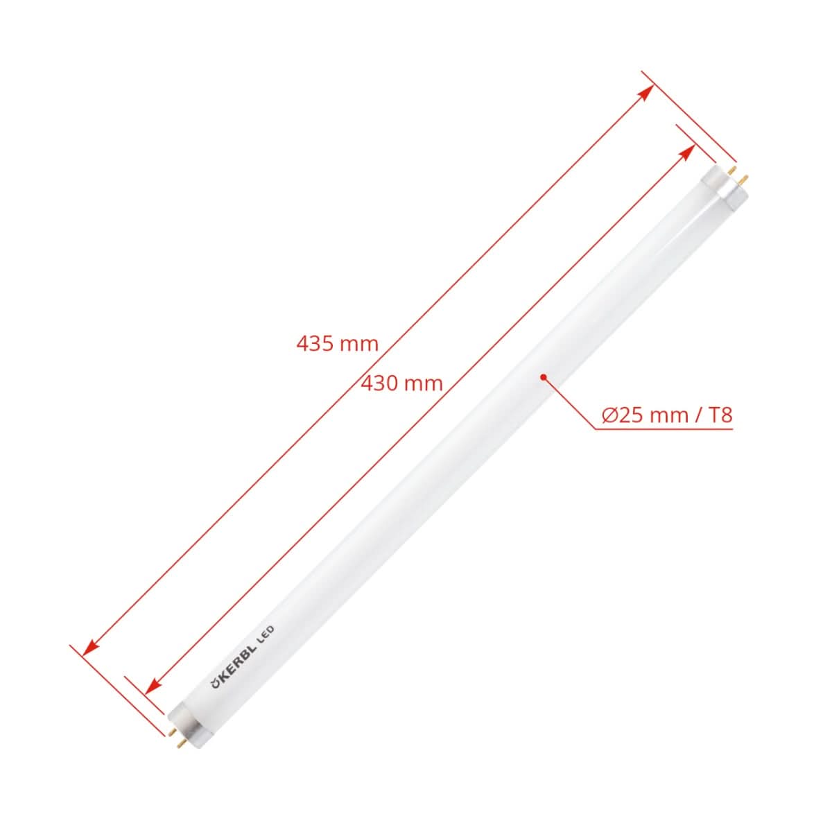 Tub de schimb EcoKill 2.0 LED, 7 W, pentru capcana electrica insecte, soclu T8