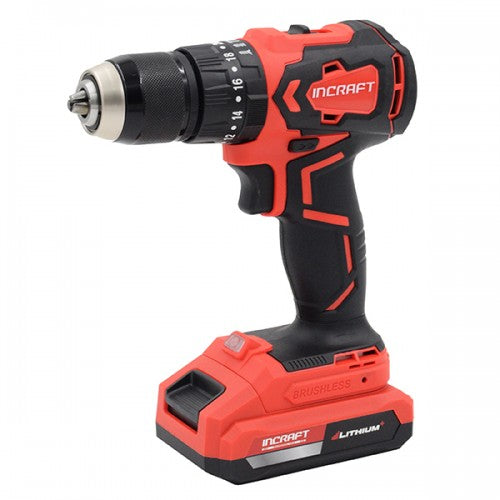 Masina insurubat cu percutie 20V Incraft DK-20V motor fara perii 45Nm 2 acumulatori