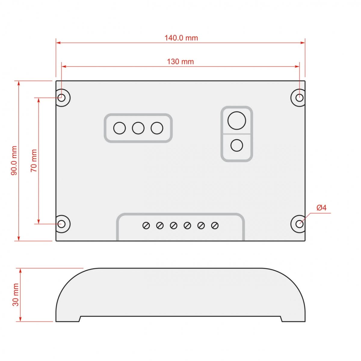 Regulator incarcare PWM 10A pentru sistem solar, 12/24V
