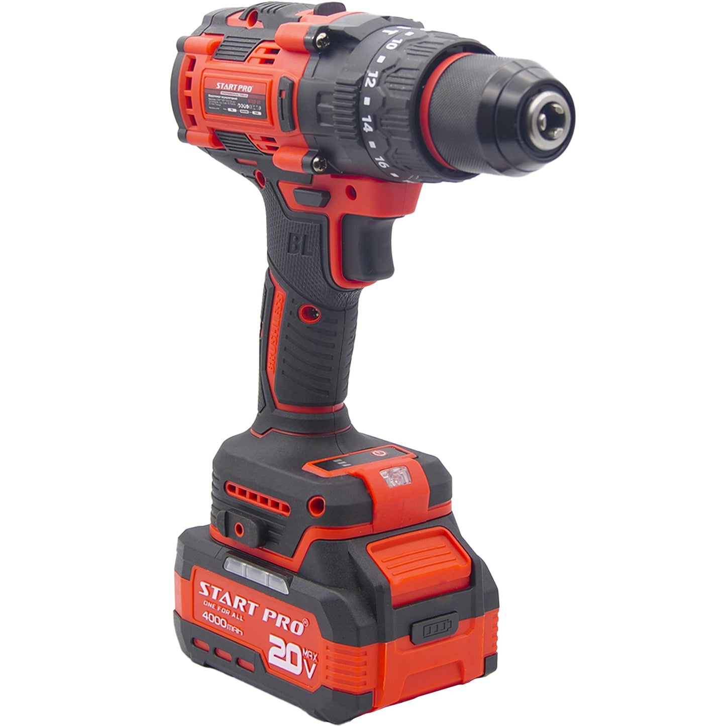 Masina de gaurit si insurubat StartPro SCD3-20 BRUSHLESS, 120Nm