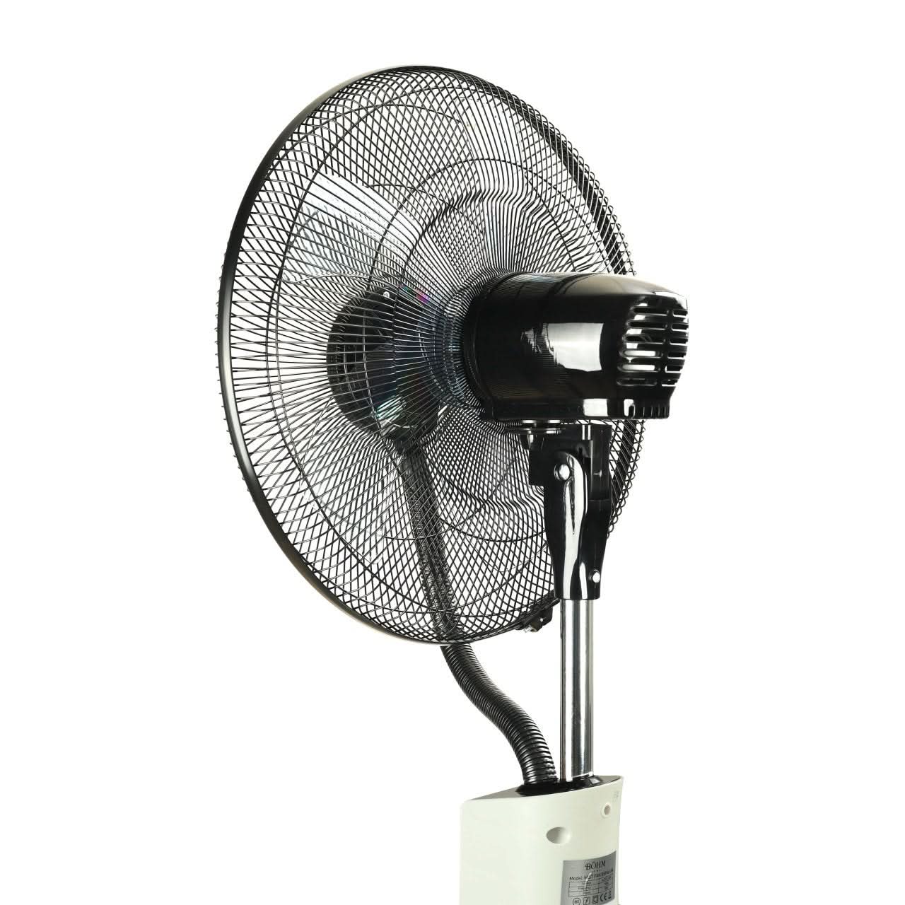 Ventilator cu apa si umidificare BÖHM HOME BSP40-RA, 16 inch, 90W, 3 trepte viteza, rezervor 3L, oscilatie 75°, negru