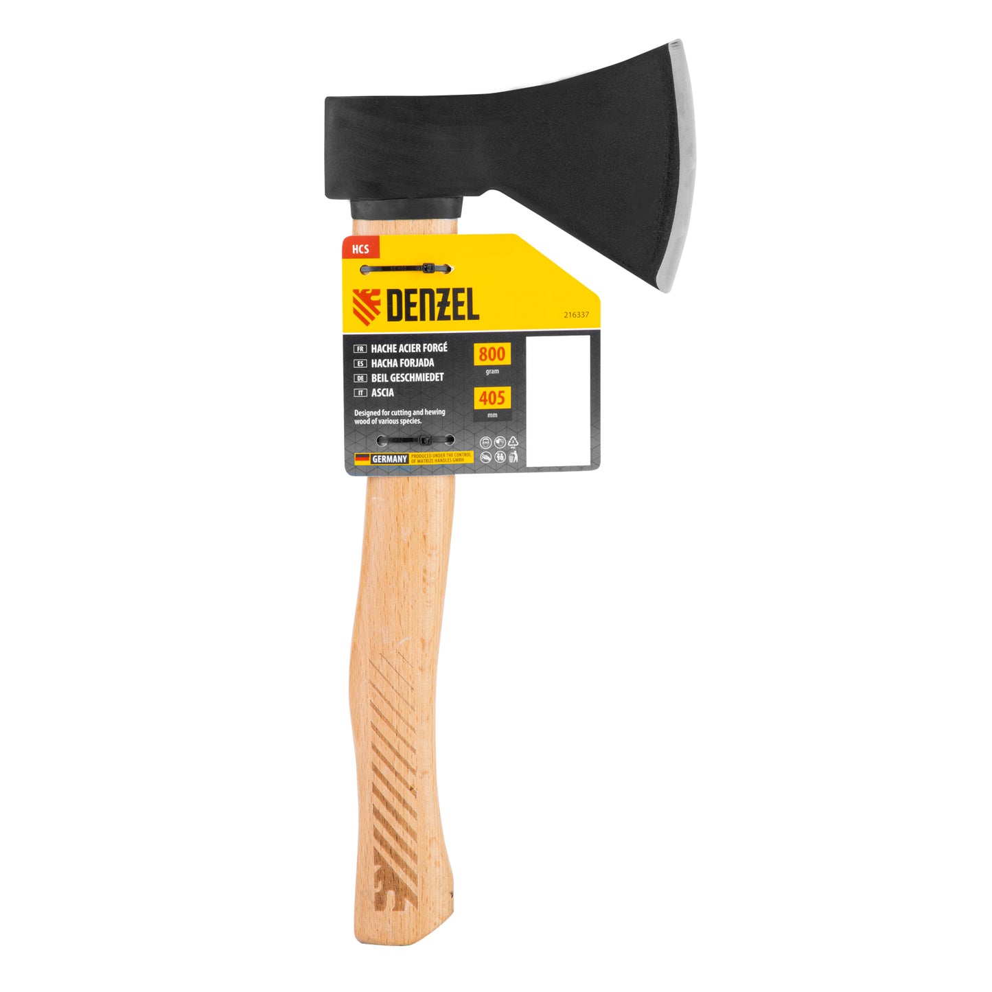 Topor 800 g forjat cu coada din lemn fag Denzel EFP