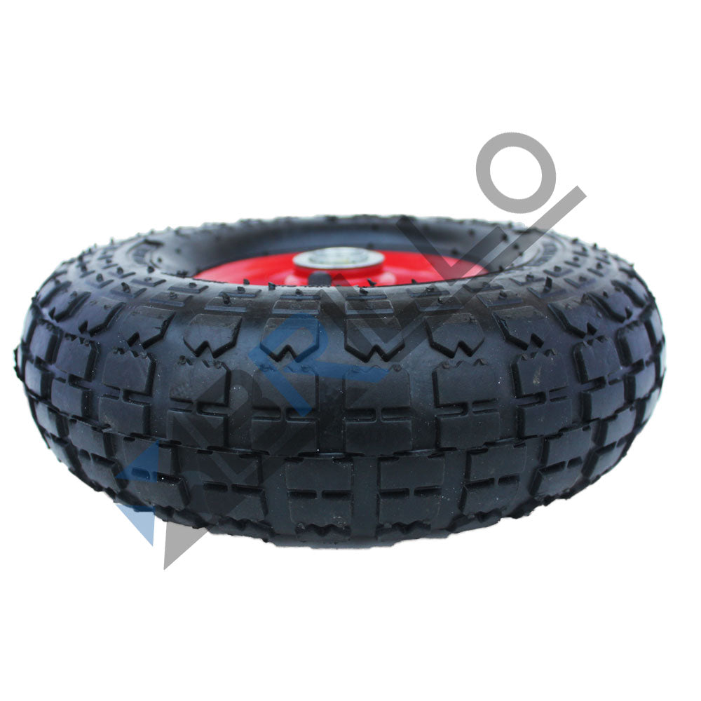 Roata roaba cu rulment 350-4 – Cauciuc rezistent, montaj rapid