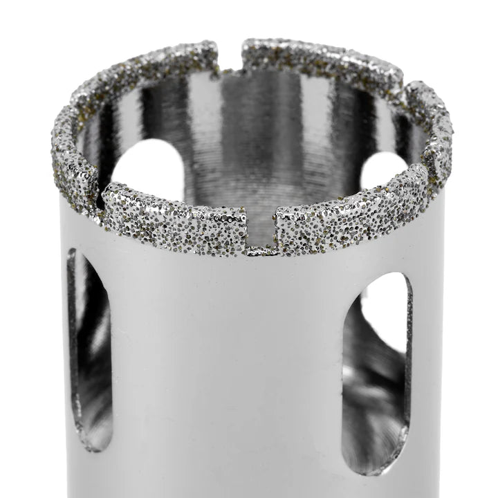 Carota diamantata 32x67 mm cu coada triunghiulara MTX pentru sticla si faianta, acoperire galvanizata