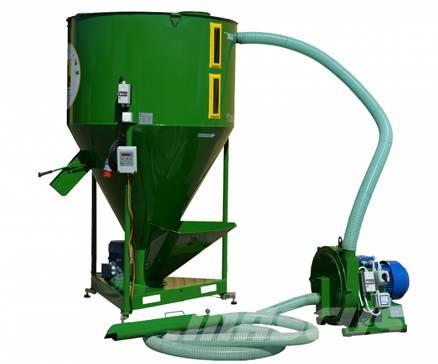 Micro FNC moara cereale 15 kW + amestecator furaje 1500 kg M-ROL
