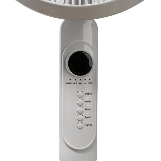 Ventilator de podea BOHM BF403RC-5B, 45W, 16 inch, 3 viteze, oscilatie 75 grade, telecomanda, 125 cm