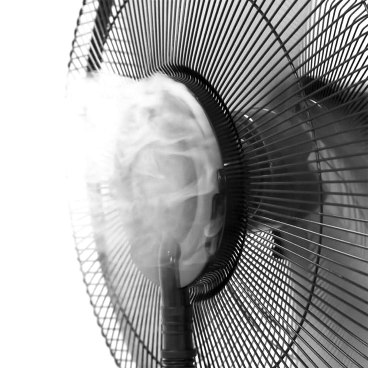 Ventilator cu apa si umidificare BÖHM HOME BSP40-RA, 16 inch, 90W, 3 trepte viteza, rezervor 3L, oscilatie 75°, negru