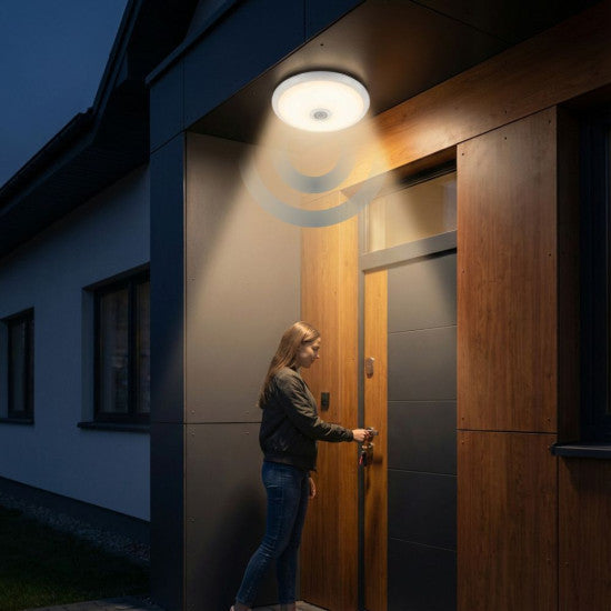 Plafoniera LED cu Senzor 12W, 900lm, Ø290x95mm