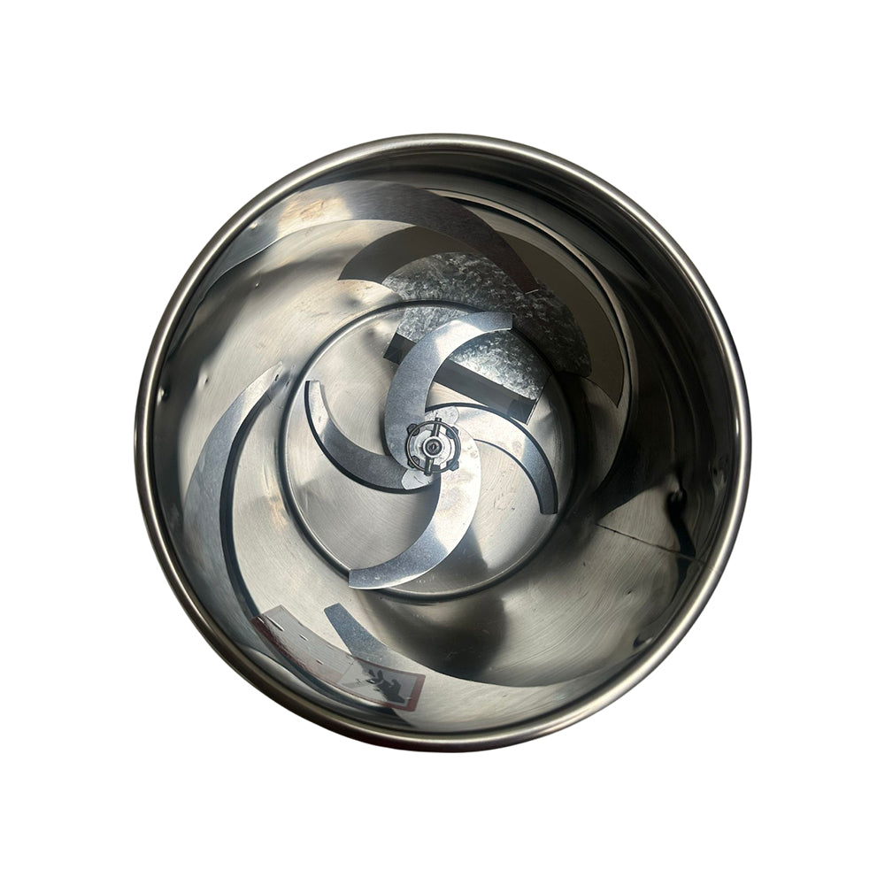 Masina de tocat legume Brillo 5L, motor electric 2200W, cu 4 discuri si lingura de lemn