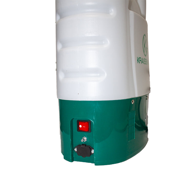 Pompa de stropit electrica Kraissmann 16L, cu baterie reincarcabila si manometru, set accesorii inclus