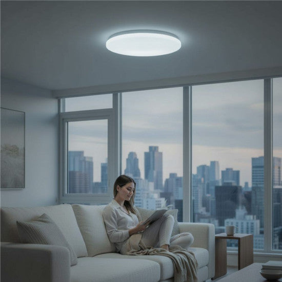 Plafoniera LED Milky 18W, 1260 lm, 6500K, Ø300 mm