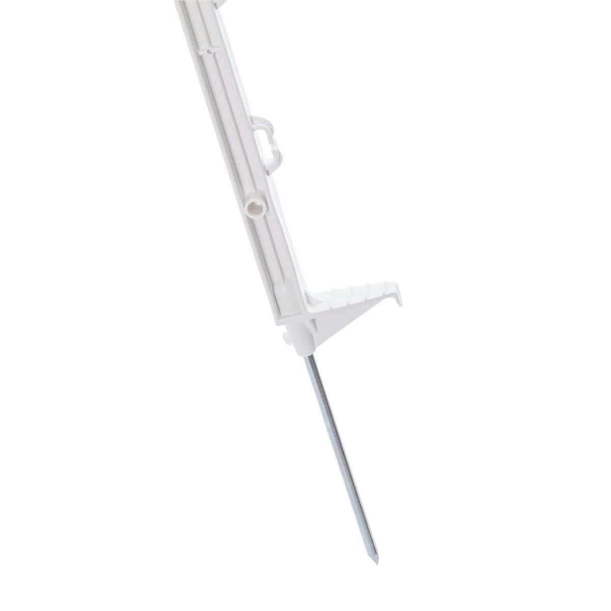 Stalp pentru gard electric, plastic, set 70 buc, 105cm cu varf otel galvanizat si suport fir banda