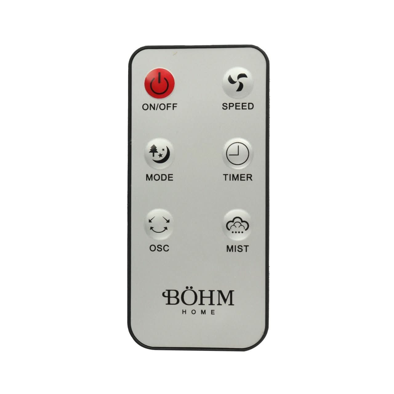 Ventilator cu apa si umidificare BÖHM HOME BSP40-RA, 16 inch, 90W, 3 trepte viteza, rezervor 3L, oscilatie 75°, negru