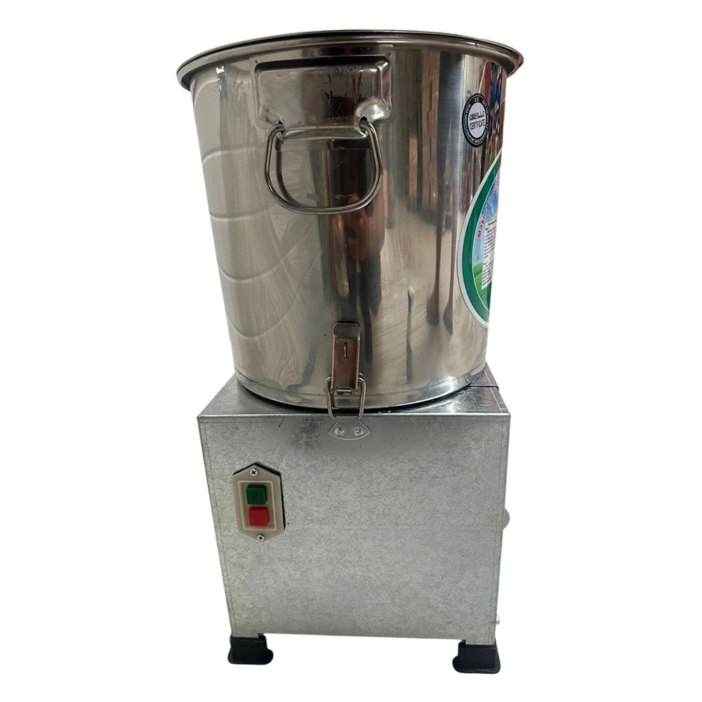 Masina de tocat legume Brillo 5L, motor electric 2200W, cu 4 discuri si lingura de lemn