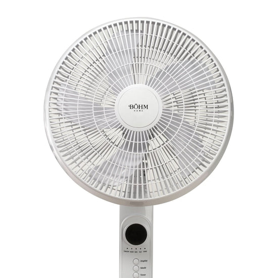 Ventilator de podea BOHM BF403RC-5B, 45W, 16 inch, 3 viteze, oscilatie 75 grade, telecomanda, 125 cm
