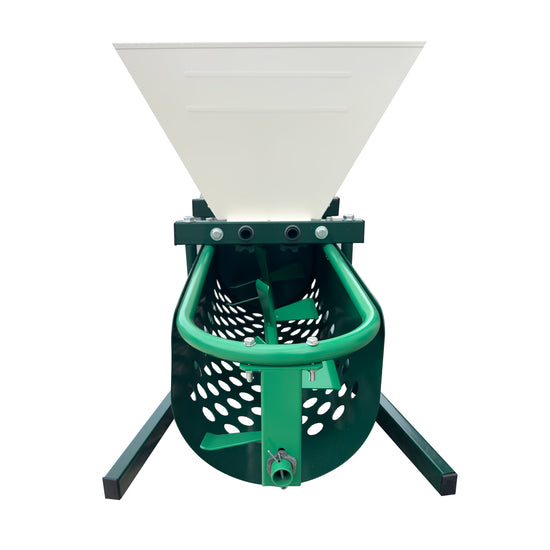 Zdrobitor manual cu desciorchinator ZEP DG07, 300 kg/oră, 20 L
