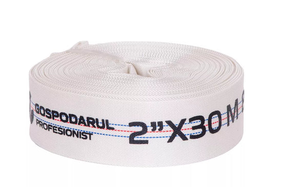 Furtun pompieri PVC panzat, 2” (50mm), 8 BAR, Tip C, 30 metri – rezistenta si flexibilitate pentru presiune inalta