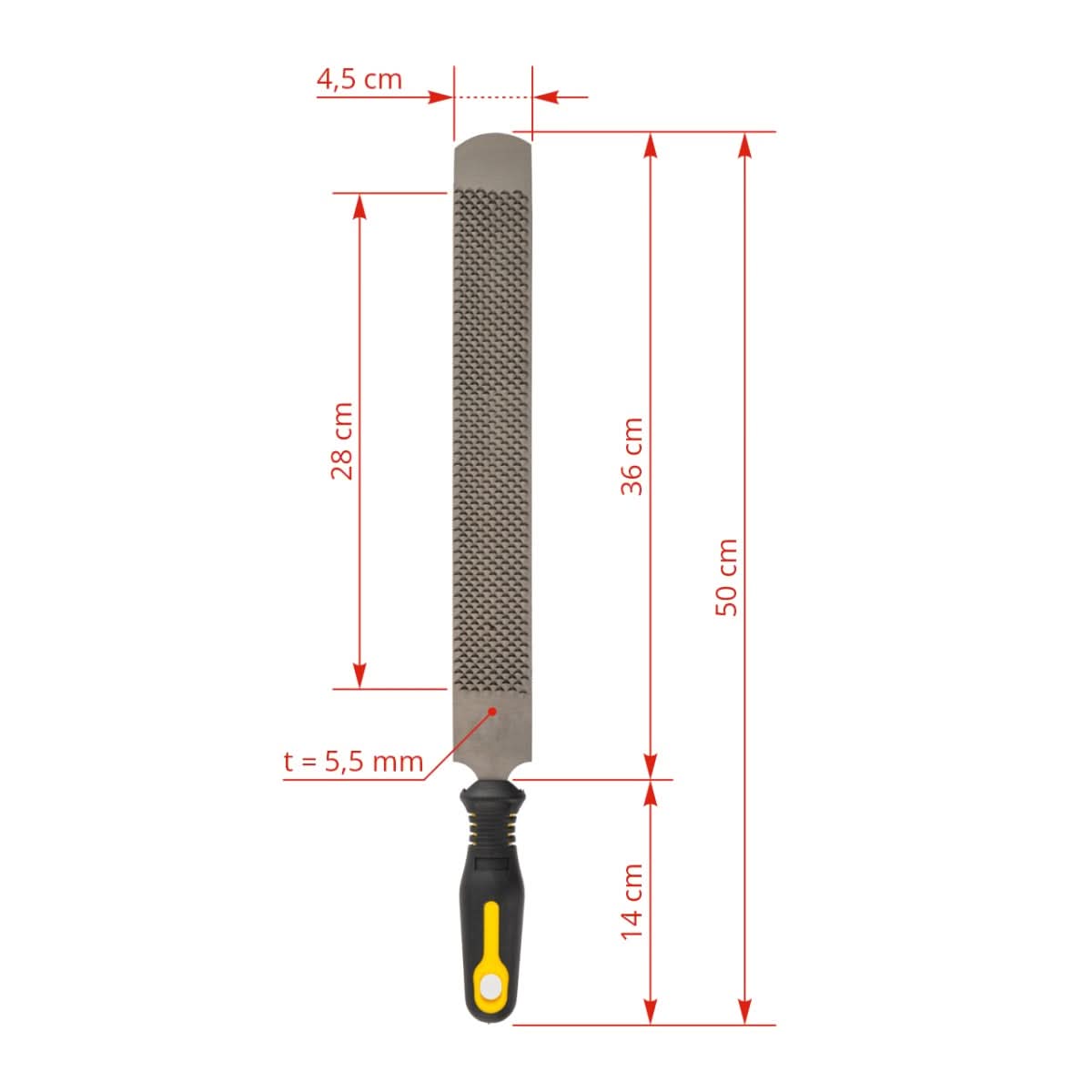 Raspila pentru Copite, 35 cm