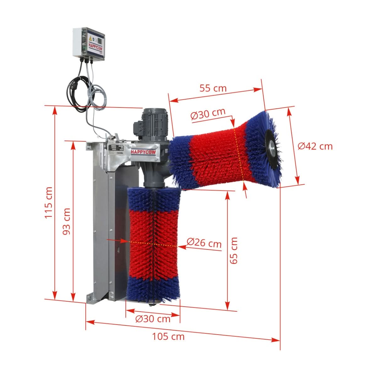 Perie de Curatat Vaci HappyCow DUO