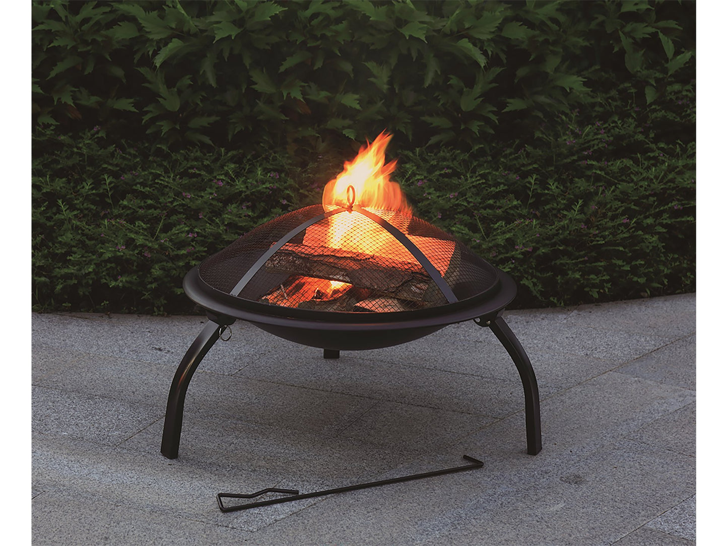 GRĂTAR GRĂDINĂ CU GRILAJ, 56CM