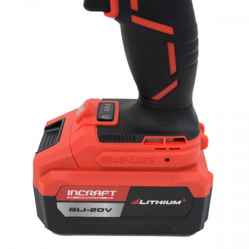 Masina insurubat cu impact 20V Incraft IWK-20V 420Nm motor fara perii 3 viteze 5Ah