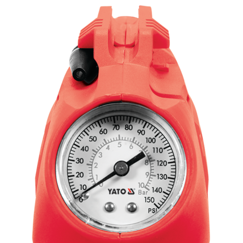 Pistol de umflat roti pe acumulator 18V, 1x2Ah, compact si portabil, Yato